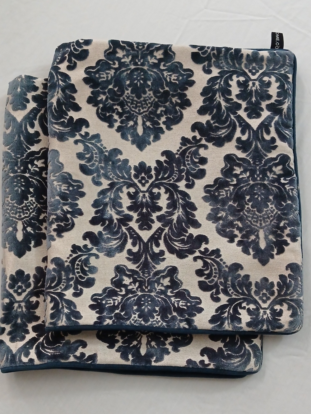 Damask Velvet Pillow Covers